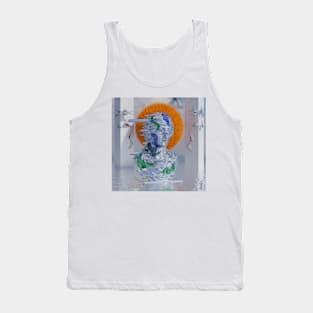 ANTIQUE SCULPTURE. APHRODITE. WEBPUNK STYLE. GLITCH 3D DIGITAL ART Tank Top